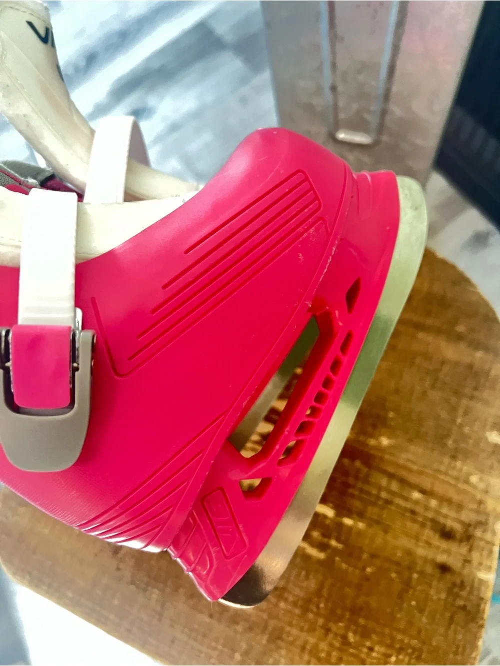 Kids Adjustable Pink Ice Skates - Unbranded